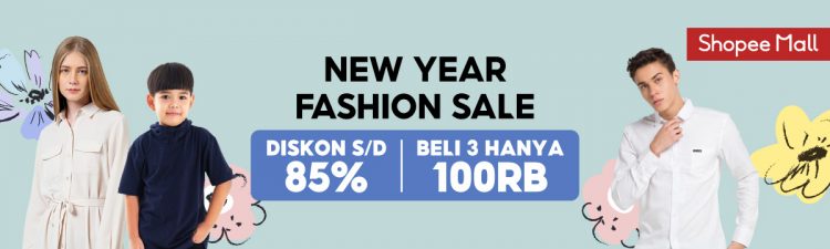 New Year Fashion Sale Diskon up to 85%