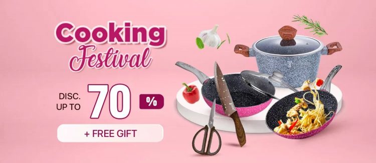 Cooking Festival Disc. Up To 70% + Free Gift